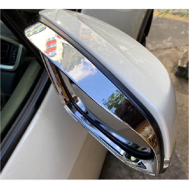 For Toyota -2025 Highlander Side Mirror Rain Eyebrow Cover Trim 2PCS