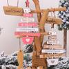 Office Hotel Christmas Wood Decoration Indoor Living Room Bedroom Tree Sign Showcase Ornament Reusable Festival Decor