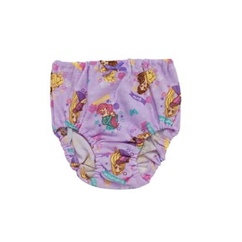 Disney Princess Frozen 3-Piece Panty Set Featuring Ariel, Rapunzel, Belle, Elsa, and Anna. 100% Cotton. Amazon Original Design.
