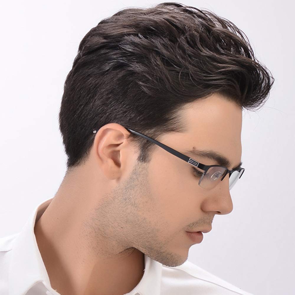 KLESIA Reading Progressive Memory Blue Light BK Glasses, Focusing, Bifocal, Alloy, Compatible, (Frequency 1.5)