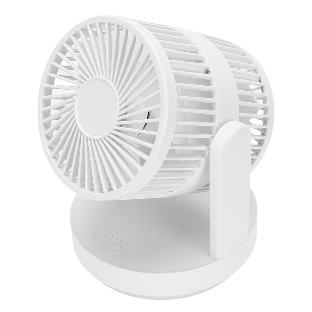 Desk Fan 3 Speeds   Rechargeable Desktop Oscillating   Circulator Fan with Night Light for Home Bedroom