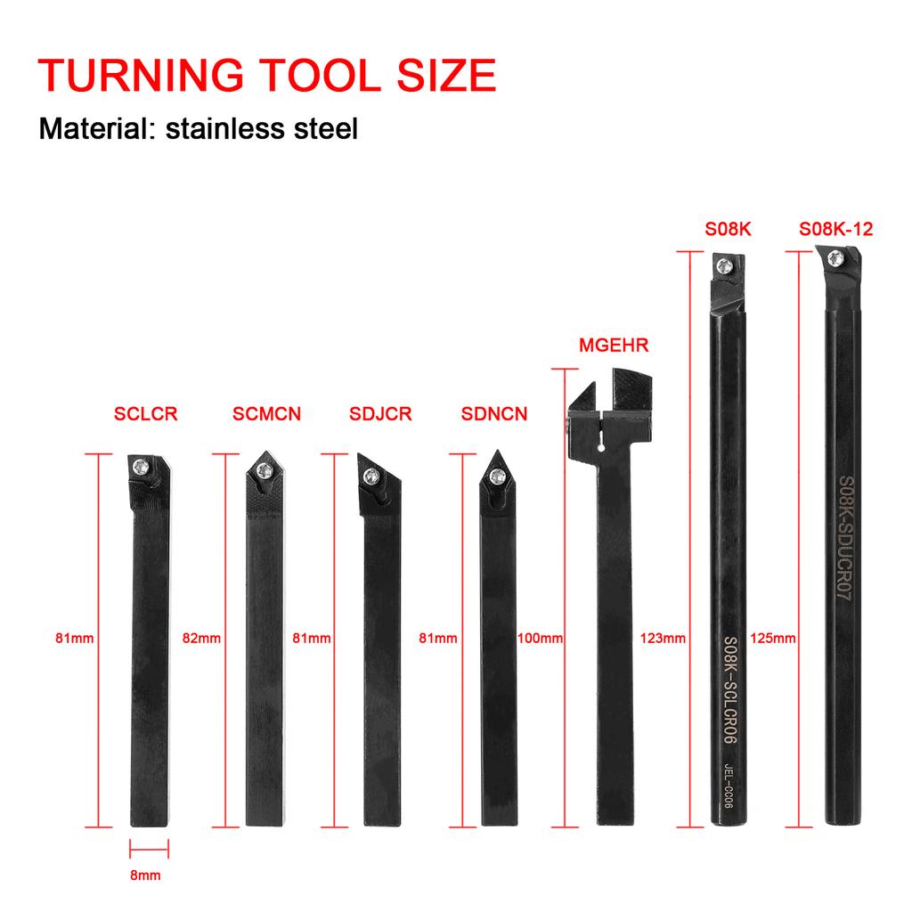 High Hardness Milling Tool Holder Quick Cutting Efficiency Lathe Arbor with Insert and Wrench
