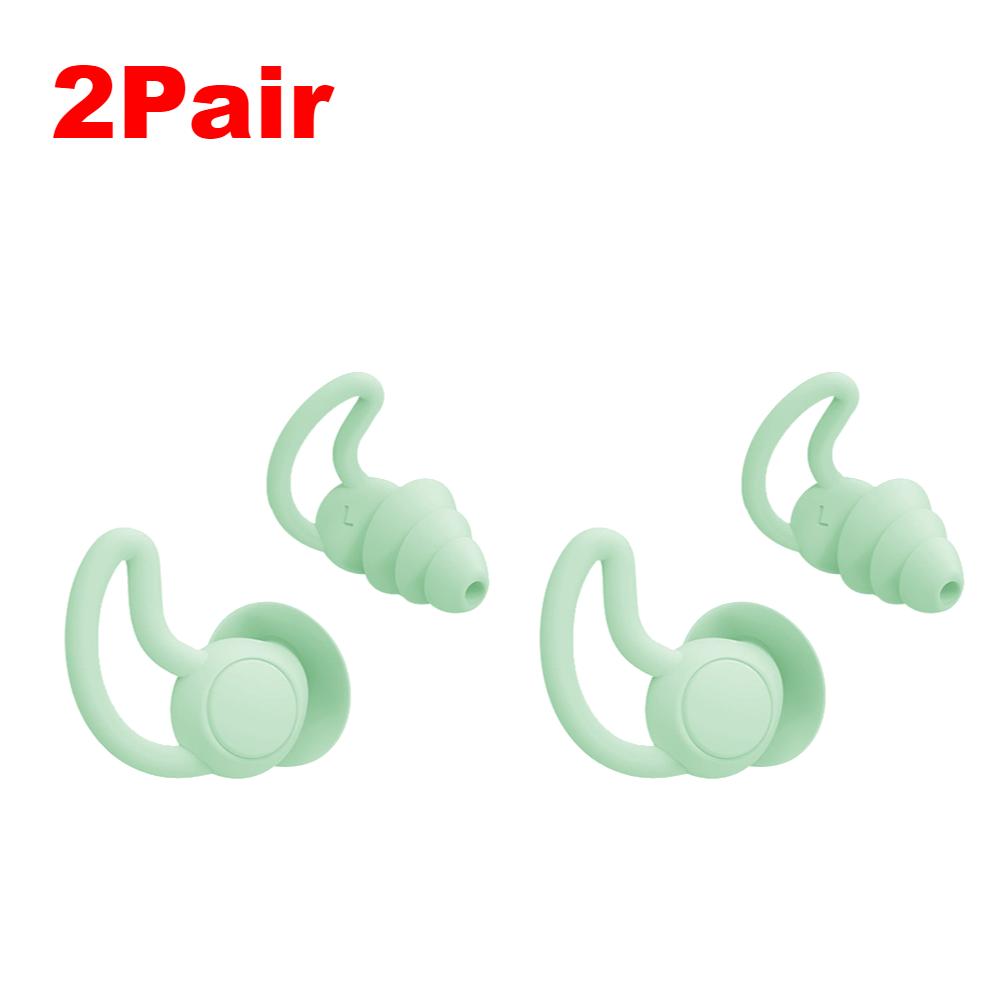 1/2Pair Silicone Swimming Earplugs Waterproof Ear Protection Ear Plugs Sleep Anti-Noise Soundproof Earplugs Swimming Accessories
