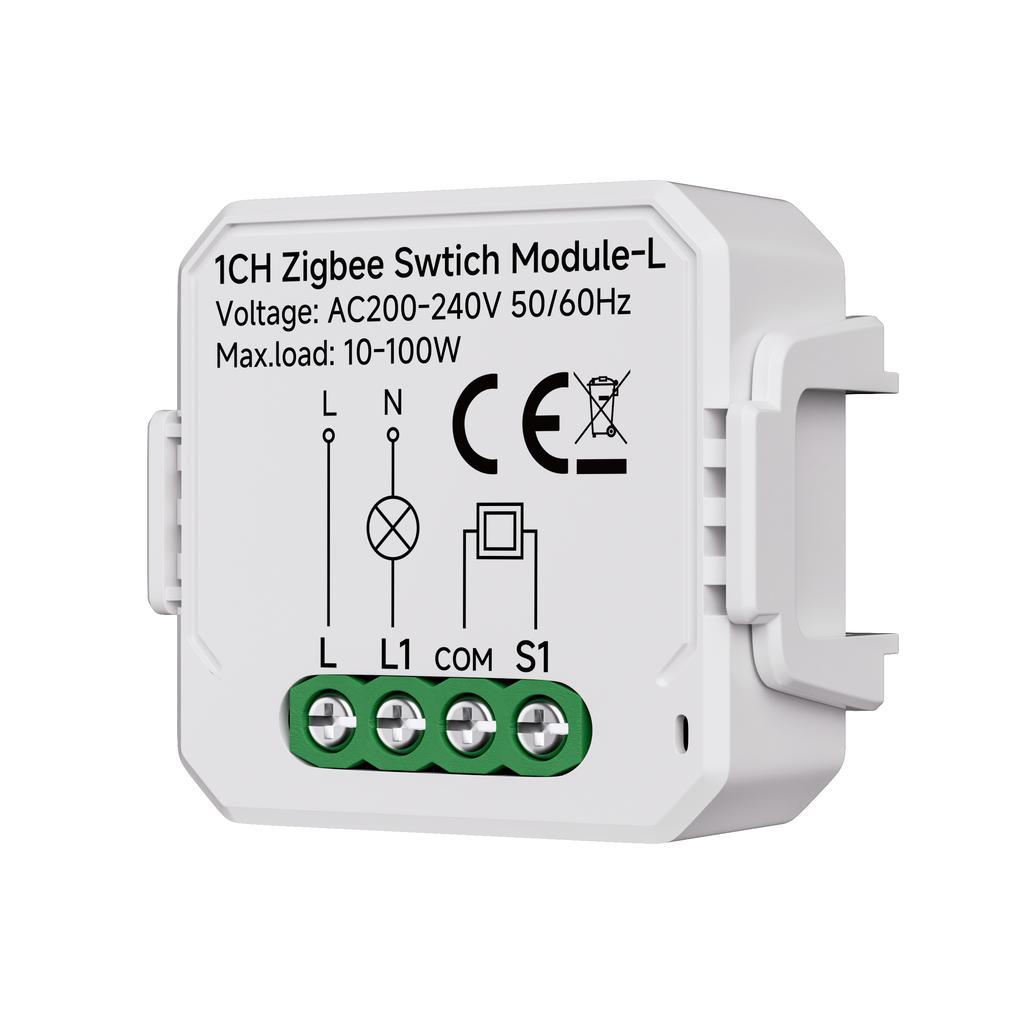 Tuya Zigbee/WiFi Smart Switch Module, Remote Control Wall Switch for Smart Home Automation