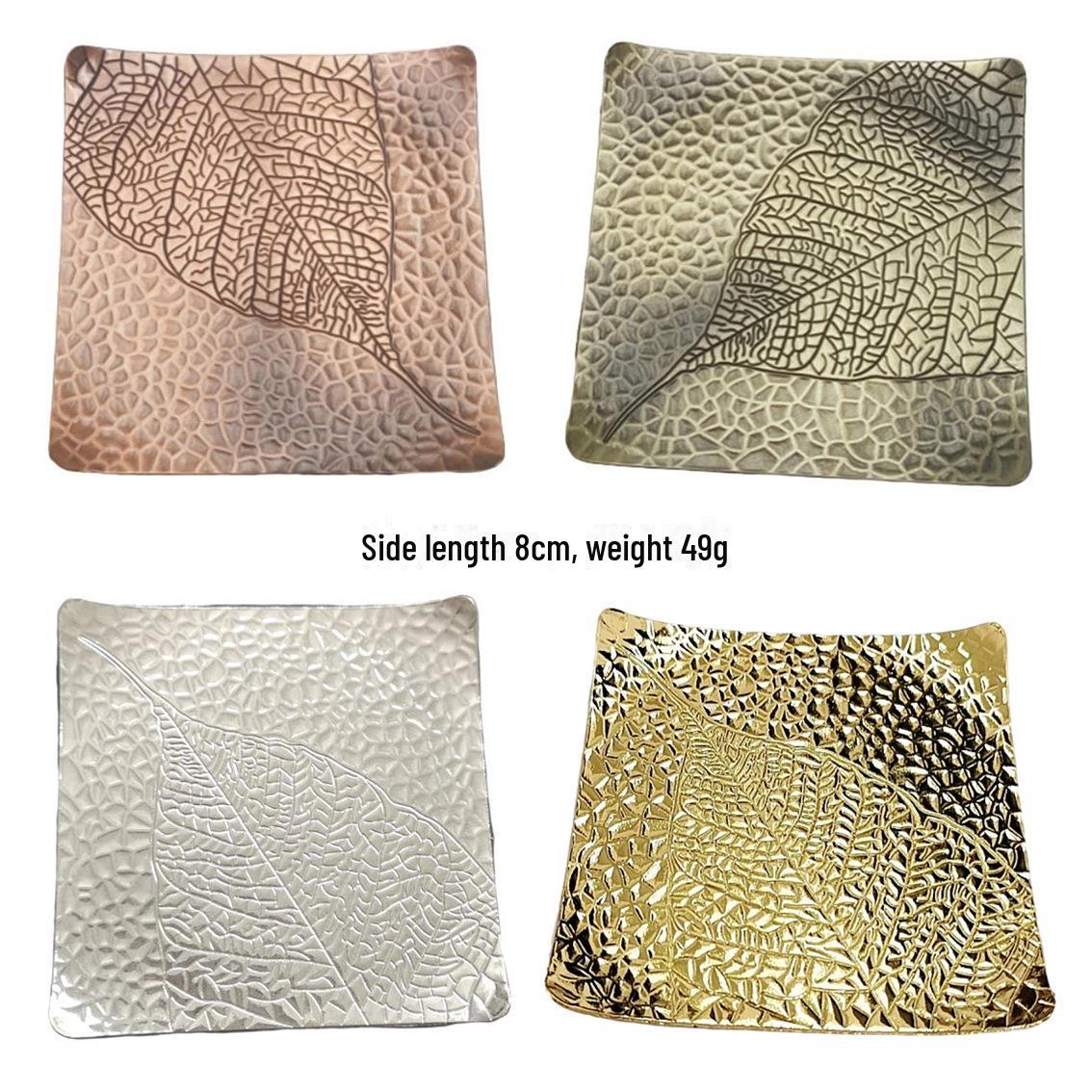 

Чайный набор Shengzhi: Креативный держатель для благовоний, жаропрочная горелка и подставка под чай в стиле кунг-фу Bodhi Leaf Coaster красный