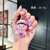 Cute Big Card Drag Rabub Keychain Girl Heart Cartoon Soft Cute Pendant Couple Girlfriend Gift Accessories