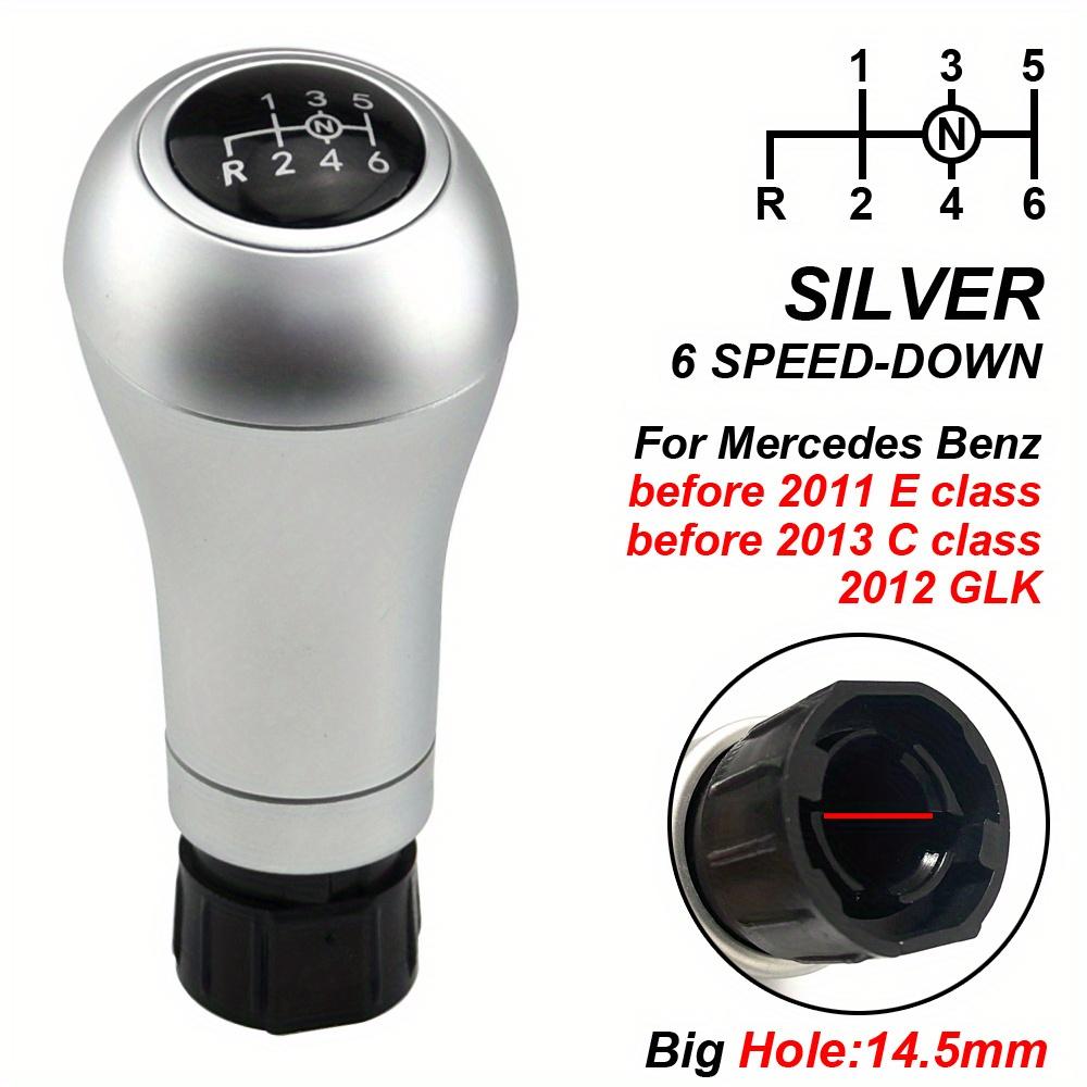 14.5mm/8mm Manual Car Shift Gear Knob Lever Gaitor For Mercedes Benz W204 C204 C63 C300 C250 W207 A207 W212 2008-2014