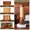 Growth Rings Wooden Nature Kaleidoscope Kit, Handmade Brass Rotatable Oil-Filled,Vintage Gift Box,Anniversary Birthday Gift