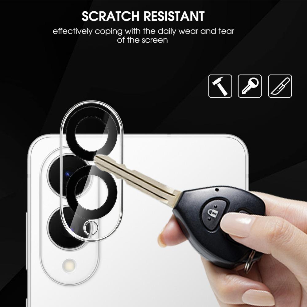 6IN1 Tempered Glass Front Protector for Samsung Galaxy S25 Edge Efficient Unlocking Anti-scratch HD Screen Lens Protective Film