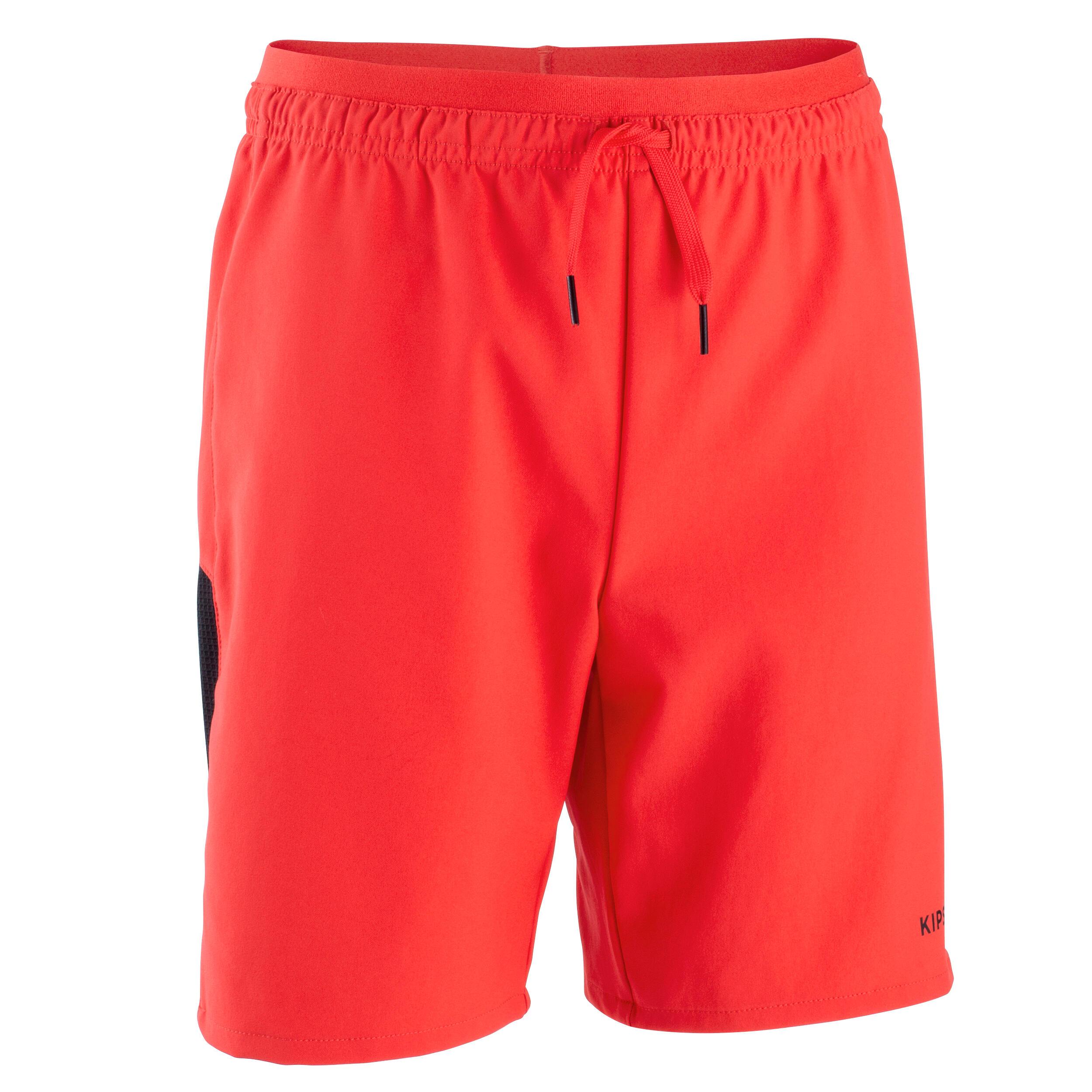 

DECATHLON Breathable Sweat-Wicking Quick-Dry Children s Shorts Children s Fluorescent Red 161-172 неон красный