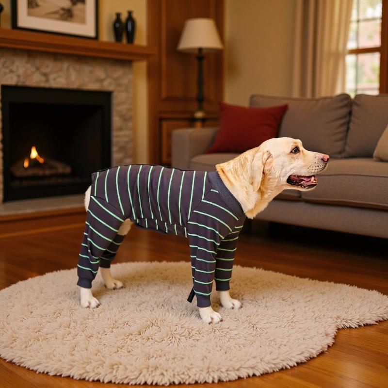 Full Coverage Elastic Dog Pajamas - Anti-Lick and Anti-Mosquito Suit for Large Dogs