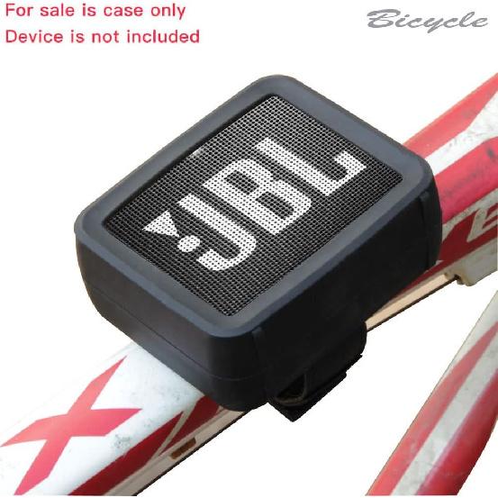 Hermitshell Silicone Carrying Case Replacement for JBL GO2 (Black 2)