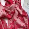 Elegant Floral Jacquard Woven Scarf Shawl for Europe and America