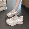 Women's Shoes Black Sneakers Spring Breathable Soft-soled Non-slip Shoes Mesh Dad Shoes Casual Shoes