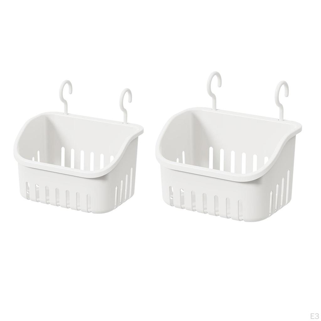 Hanging Bin Multi Use Wall Mounted Decor Organizer Rack for Pantry Closets Cabinets Laun Room