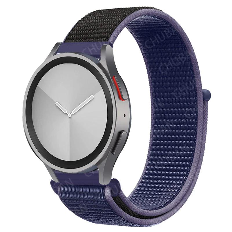 Nylonový smyčkový pásek pro Samsung Galaxy Watch 6/5/pro/4/Classic/active 2 43-47-44mm 20mm/22mm sportovní náramek huawei gt 4/2/e/3 pásek