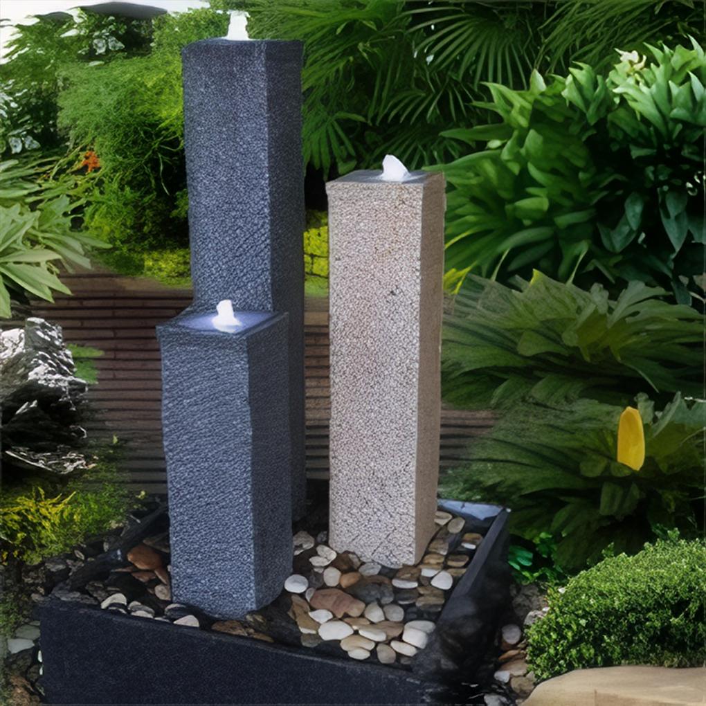 2025 New Underwater 6-LED Light Ring For Fountain Fish Pond Water Garden AC Adapter Warm White White Multicolor
