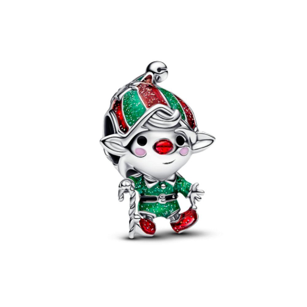 Weihnachtsmann Schneemann Isolationsperle, Kupfer Glückshase Kuh Tier Anhänger Weihnachtsgeschenk Fitdiy Armbänder, Halsketten Geschenke