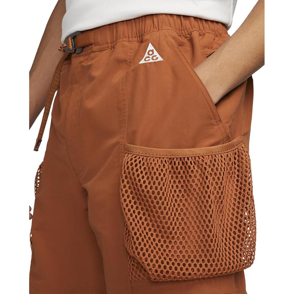 Nike ACG Pocket Spliced Sports Casual Loose Breathable Shorts Men Bottoms Orange DV9406-246