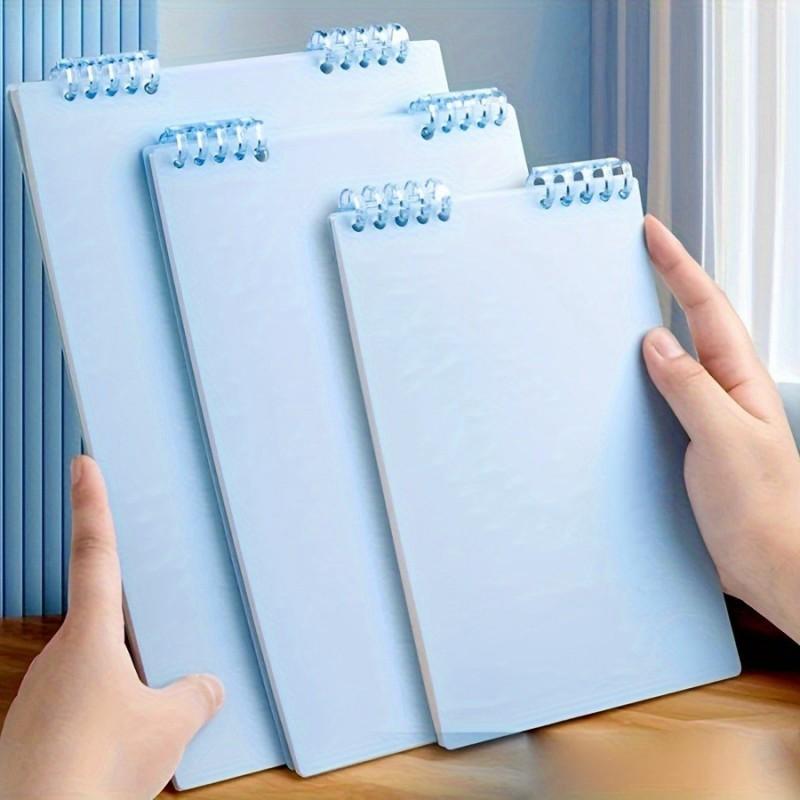 5 Pcs Loose Leaf Notebooks Set - Pink Blue Color Reusable Binder Notebooks with Detachable Pages розовый