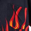 THUMSUP Short sleeve Open collar shirt XL Black Men's Used