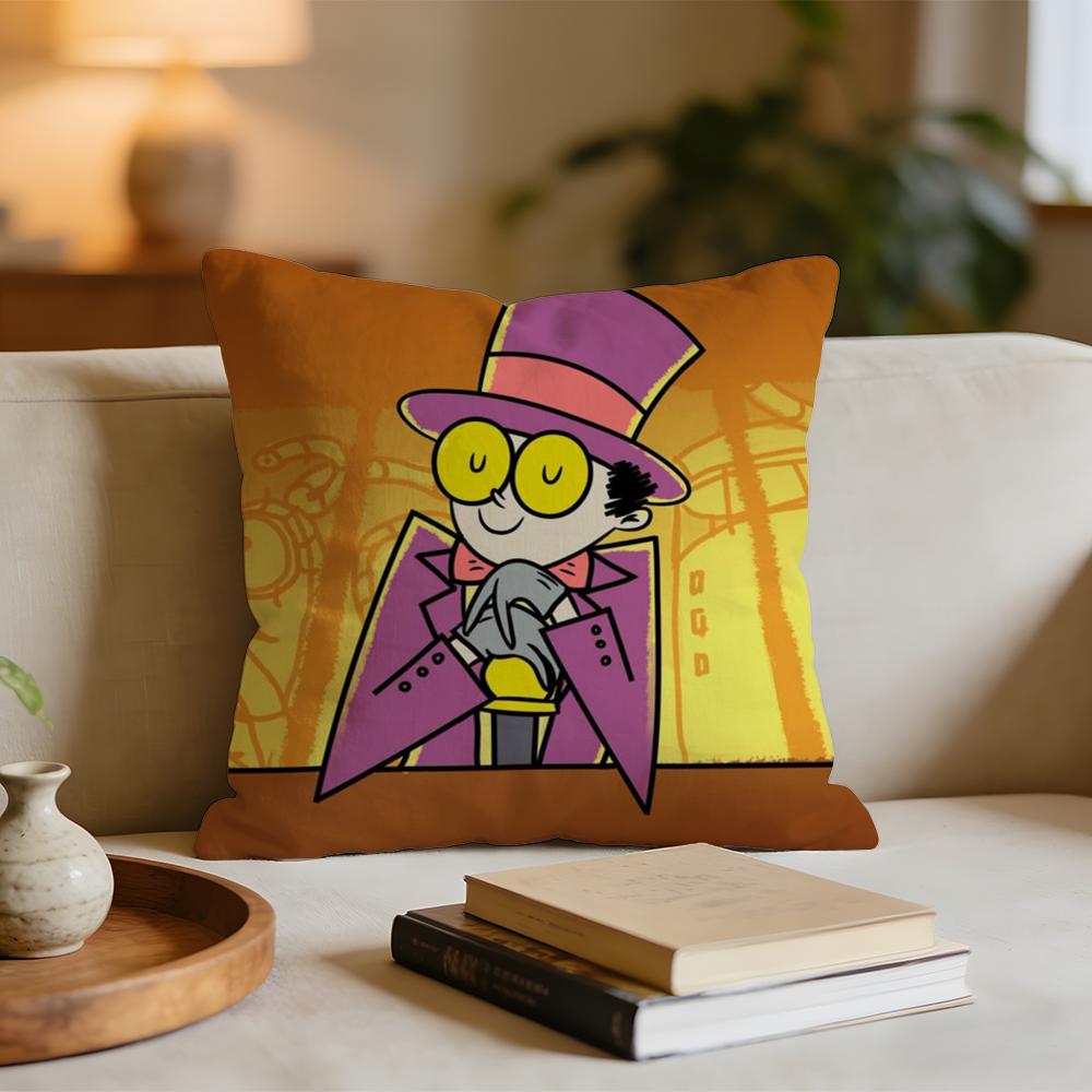 Cool Cartoon SSuperjail Cushion Cover Short plush pillowcase for bed sofa carwashable