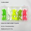 5Pcs/Set Lure Bait 10G/Piece Water Surface Kick Frog Fake Bait High Simulation Tpe Frog Soft Bait Frog-Like Stance Lure