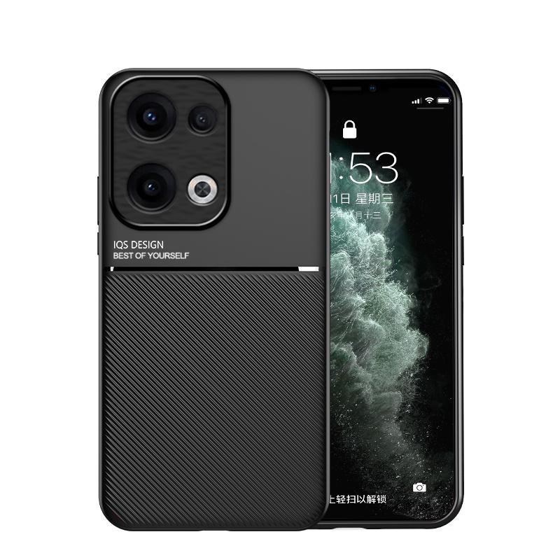 Per Oppo Reno 13 Pro 13F 4G 5G Cornice Morbida TPU Protezione Lente Supporto Auto Cover Posteriore Magnetica per Reno13 13Pro 13 F Antiurto Funda