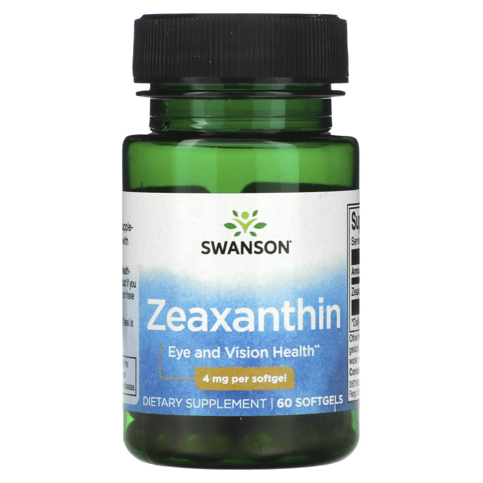 

Zeaxanthin, 4Mg, 60 Softgels