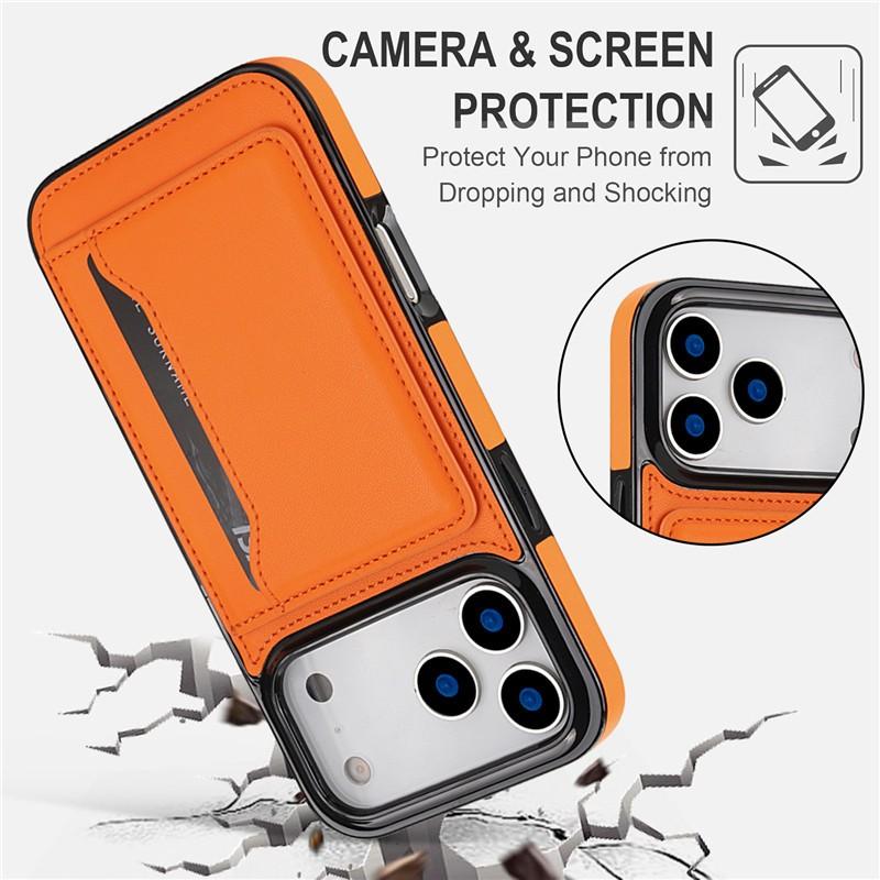 Luxury Leather Magnet Case For iPhone 17 Pro Max 11 12 13 14 15 16 For Magsafe Wireless Charging Wallet Multi Card Slots Cover