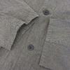 BELAFONTE Unused Men's Salt & Pepper Cotton Chambray Shirt, Gray, Size M Tops M grayUsed