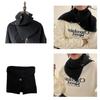 Warm Autumn and Winter Scarf, Unisex Solid Color Winter Neck Warm Knitting Button Scarf Split Neck Cover Scarf  Burgundy