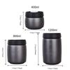 Stainless Steel Coffee Beans Vacuum Sealed Jug Keep Fresh 400 800 1200ml Coffee Vacuum Canister Large Capacity Tea Can