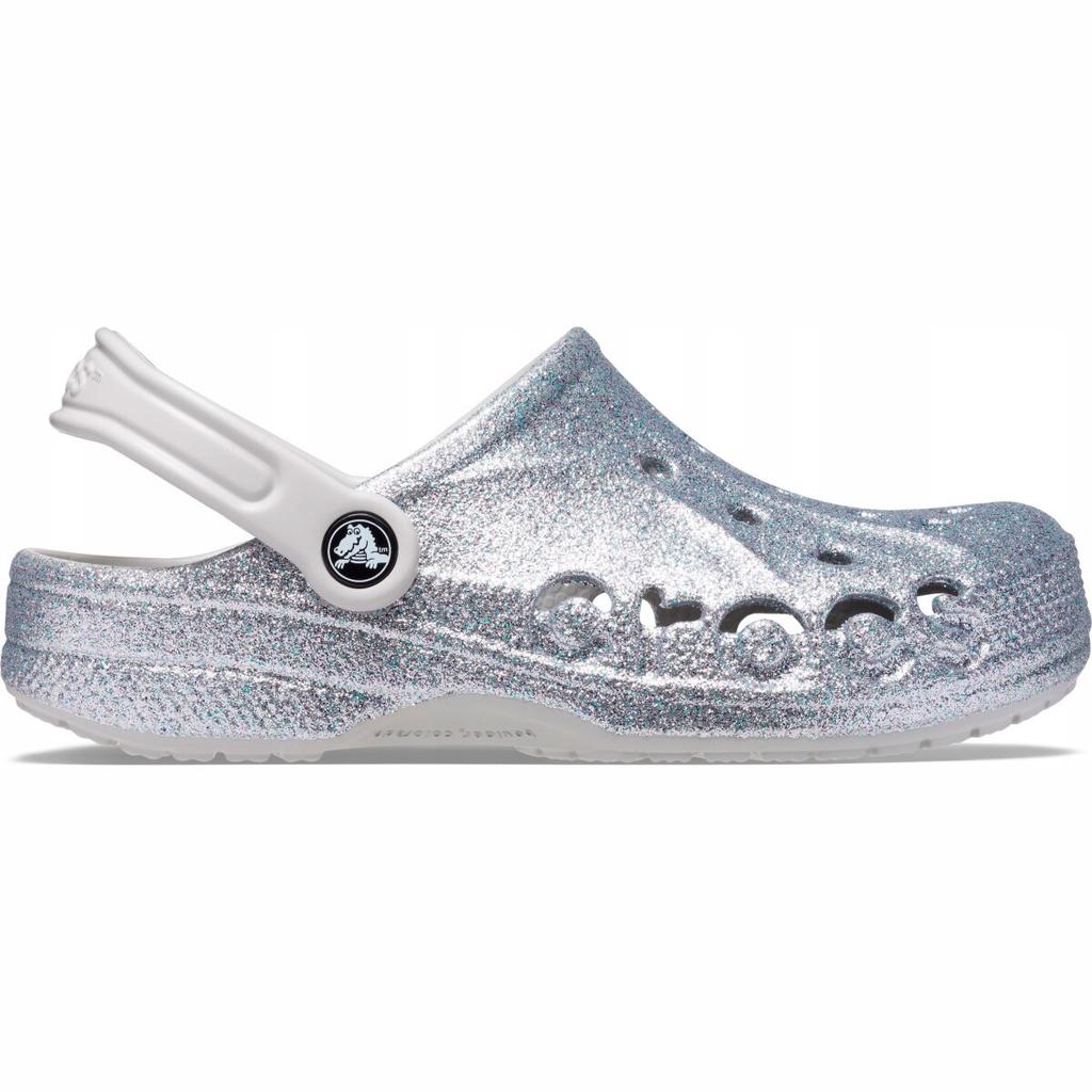 Zoccoli Sandali da Donna con Glitter Decorazione Fai da Te Zoccoli Baya Glitter Clog Argento Grigio 38-39 EU