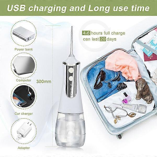 Oral irrigator, 3 modes, 350ml, deep clean teeth