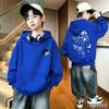 Autumn and Winter Kids' Hoodie - Korean Style Cartoon Astronaut Print
