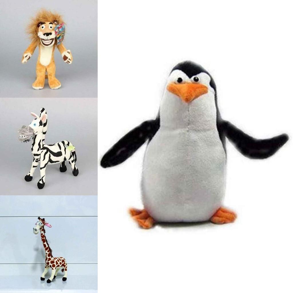 Cozy And Soft Madagascar Plush Toys Including Alex Lion Marty Zebra And More