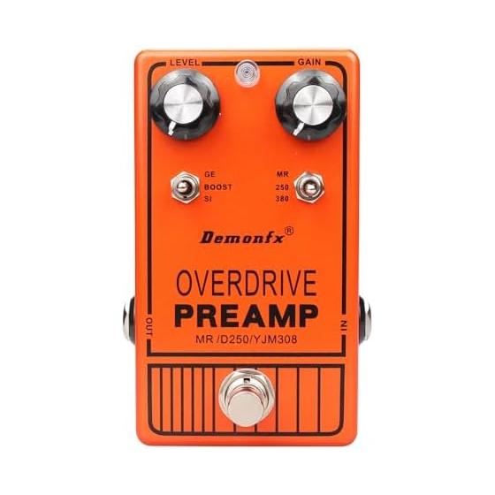 Demonfx YJM308 / OVER DRIVE PREAMP CLEAN BOOSTER Предусилитель Овердрайв Чистый Бустер Гитарный Эффектор