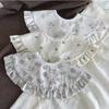 Ins Spring And Summer New Baby Gauze Large Lace Swallow Scarf Princess Palace Style Increased 360 Bib Baby Bib
