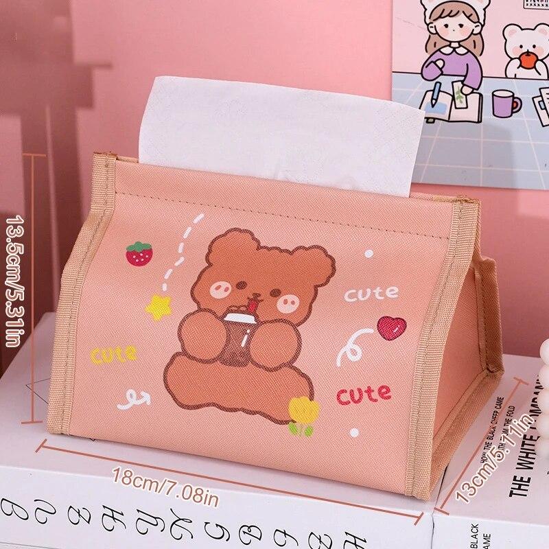 

1 шт. Милая коробка для салфеток, домашняя коробка, большая коробка для хранения, держатель для салфеток, украшение для гостиной, спальни, кухни, рабочего стола, для хранения салфеток