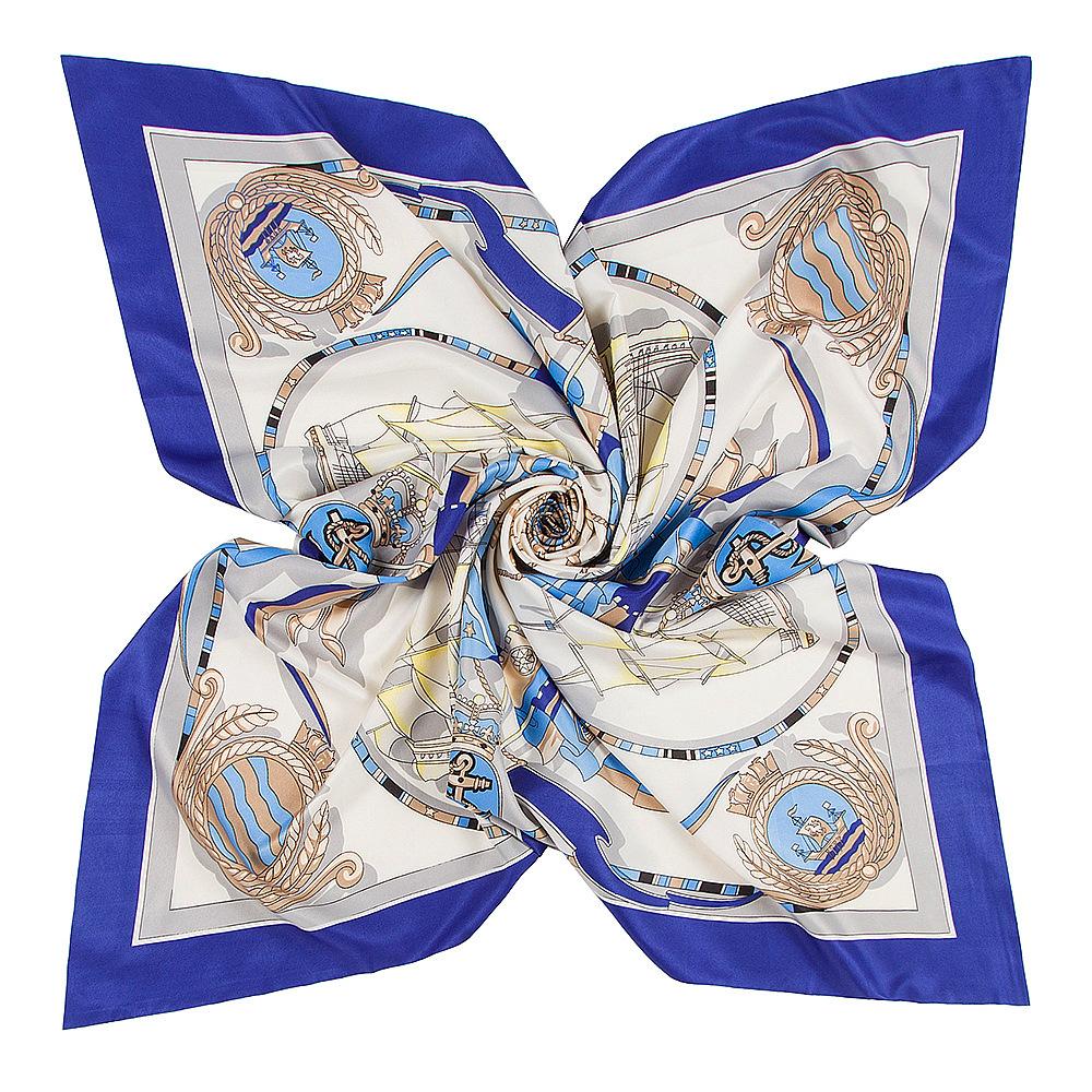 100cm Fresh Women Printed Sunscreen Shawl Scarf Large Square  Scarf Hijabs