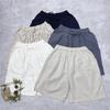 Johnature Summer Comfortable Short Pants For Women Casual Simple Elastic Waist Loose Women Pants
