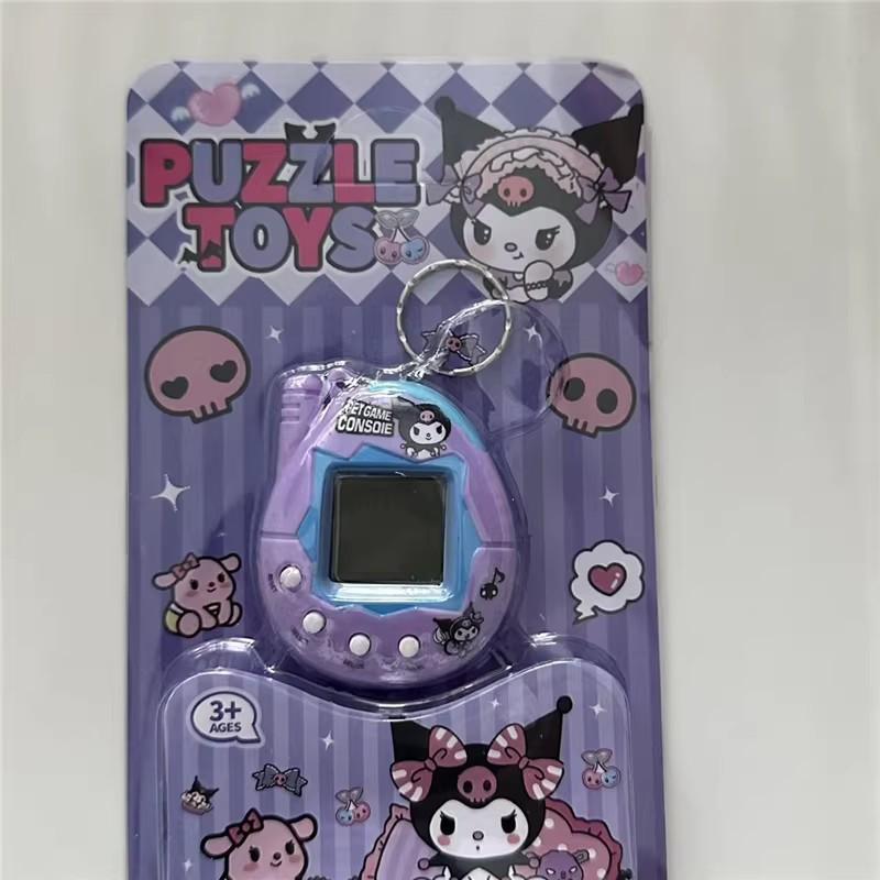 Hello Kitty Pet Game Console Keychain Pendant Backpack Charms Pendant Keychain Accessories Party Gift Multi Functional Keychain
