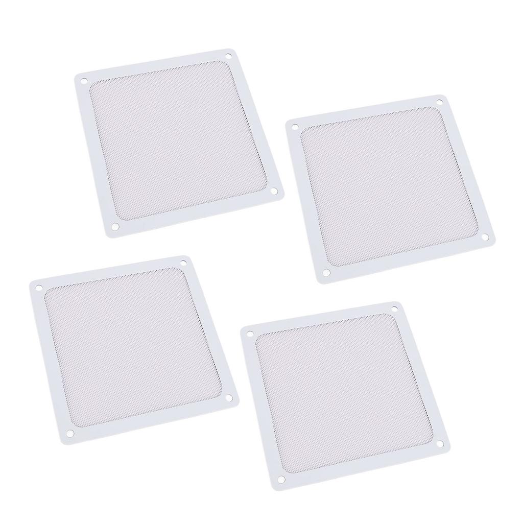 PC Fan Dust Filter Magnetic Frame Fine Mesh PVC Computer Fan Filter Grills for PC Case Fan Chicken Coop Vent 5.51x5.51in 4pcs