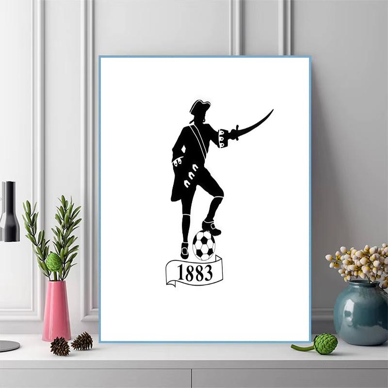 Bristol Rovers Football Club 100% Round Full Drill 5D DIY Diamond Painting Embroidery Cross Stitch Rhinestone Decor