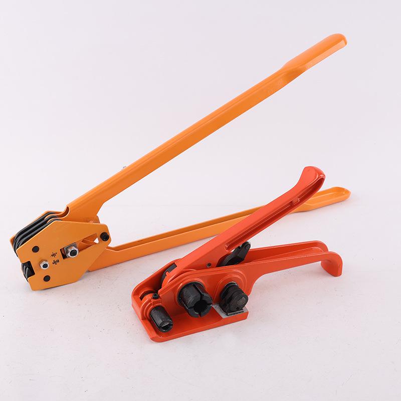 PET/PP Plastic Steel Strap Manual Tensioner & Pliers for Packaging & Bundling