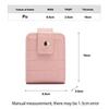 Simple PU Leather Crocodile Pattern Korean Style Lipstick Bag With Mirror Portable Mini Makeup Bag Storage For Women