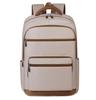 Schoolbag Large Capacity Portable 11.1 Inch Computer Bag Male and Female College Students School Bag Solid Color Business Travel Commuter Backpack