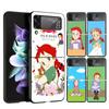 A-Anne Of Green Gables Shirley Cover Phone Case For Samsung Galaxy Z Flip 7 6 5 4 3 5G Flip7 Flip6 Flip5 Flip4 Flip3 Black Funda