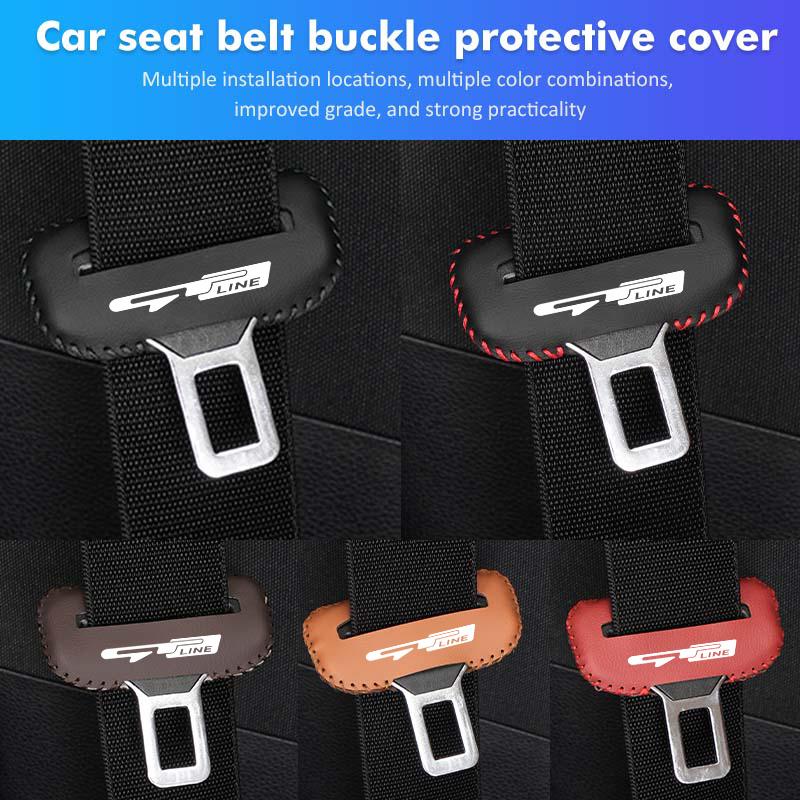AFT2 Car Seatbelt Plug Protector Case Seat Belt Buckle Clip Cover For KIA Rio K5 K2 Sportage Ceed Sorento Picanto Stinger Soul